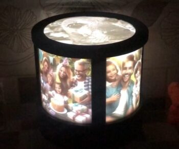 מנורת לילה עם תמונה - קפסולת זמן