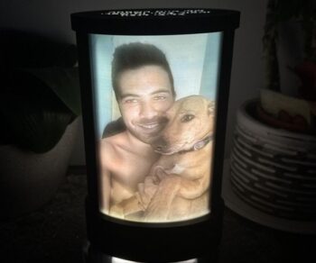 מנורת תמונה גלילי ראשי לולי